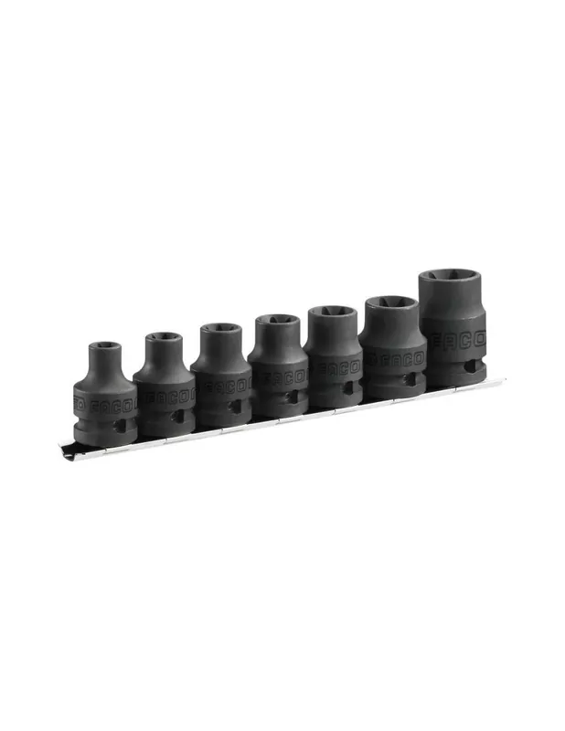 Jeu de 7 douilles impact Torx®1/2" sur rack - NSTX.J7 - Facom