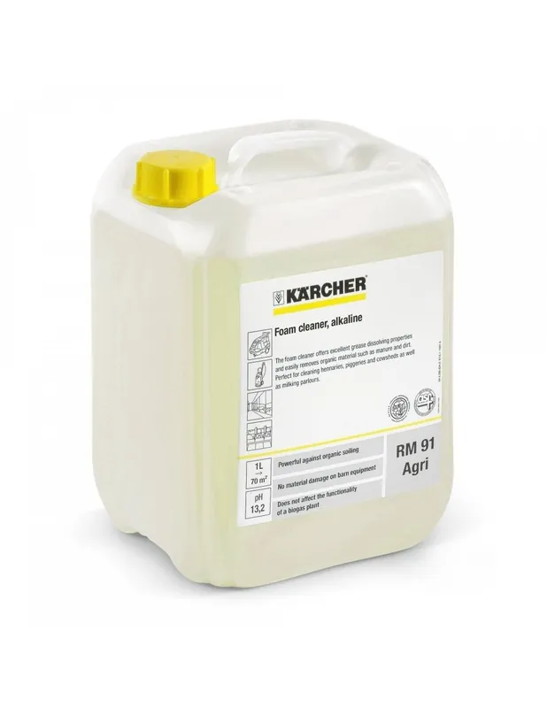 Mousse de nettoyage alcaline RM 91 AGRI 10 litres - 62956540 - Karcher