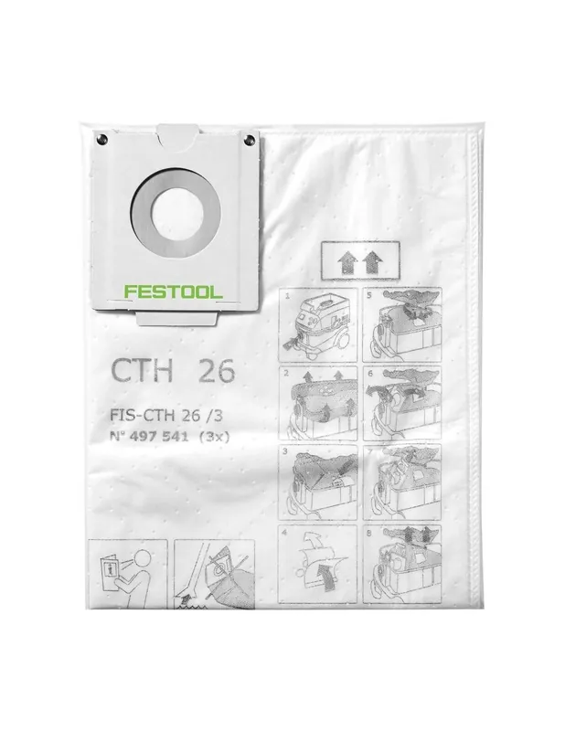 Sac filtre de sécurité FIS-CTH 48/3 - Festool