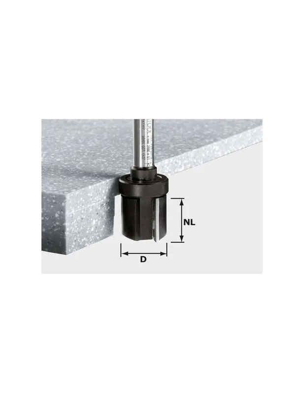 Fraise à affleurer HW avec queue de 12 mm HW D28/25 ss S12 - Festool