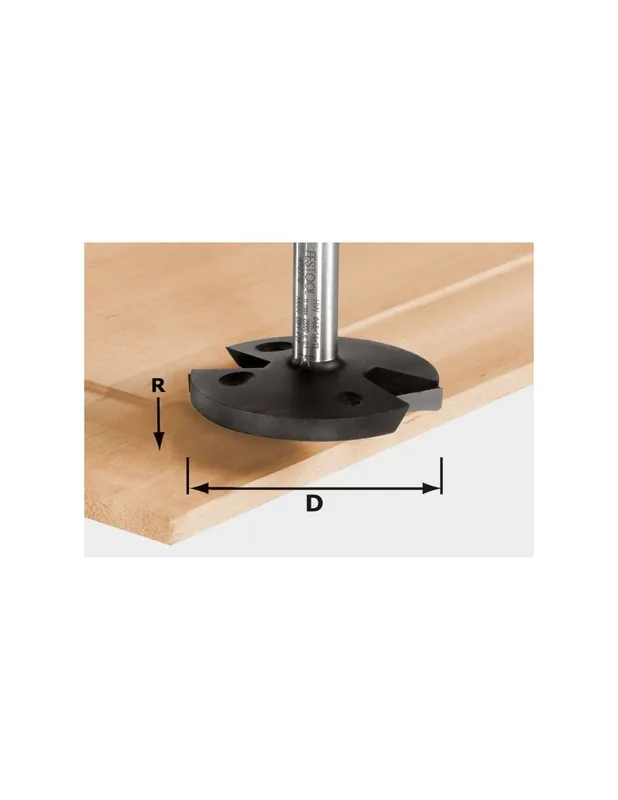 Fraise à plates bandes HW avec queue de 12mm HW D68/14/R35 S12 - Festool