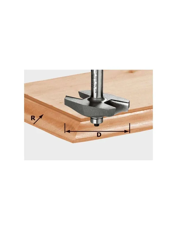 Fraise à plates bandes HW avec queue de 12mm HW S12 D67 x D12 - Festool