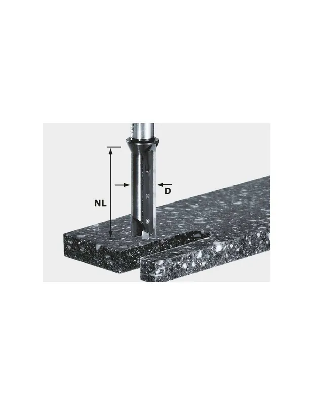 Fraise à profiler avec plaquettes de rechange HW queue de 12mm HW S12 D14/45 WM - Festool