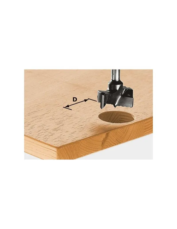 Fraise pour ferrures HW avec queue de 8mm HW S8 D34 - Festool