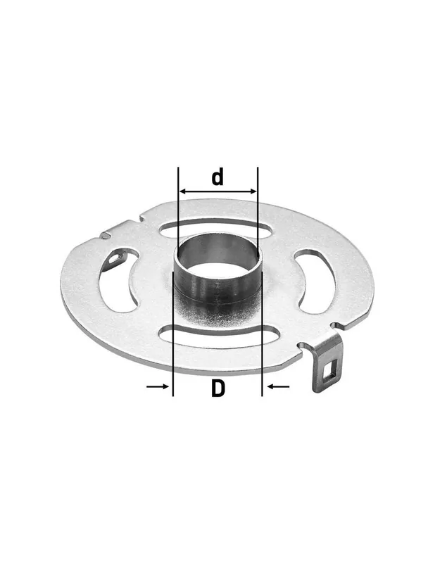 Bague de copiage KR-D 17,0/OF 1400 - 493315 - Festool