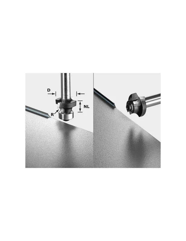 Fraise à moulurer HW S8 HW R3 D22-KL OFK - Festool