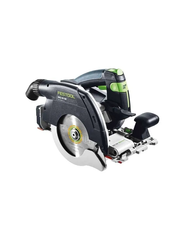 Scie circulaire à capot basculant sans fil HKC 55 Li EB-Basic - Festool