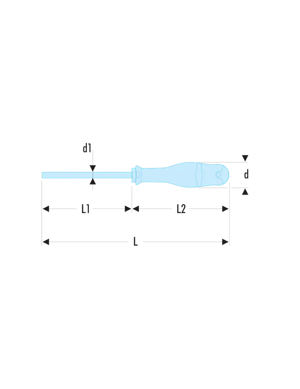 AWH.CK - Tournevis PROTWIST® SHOCK pour vis à fente - AWH6,5X150CK - Facom
