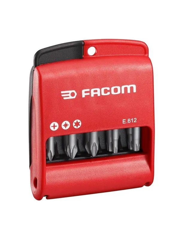 Jeu de 10 embouts de 50 mm de long 1/4" - série 1 - E.611 - Facom