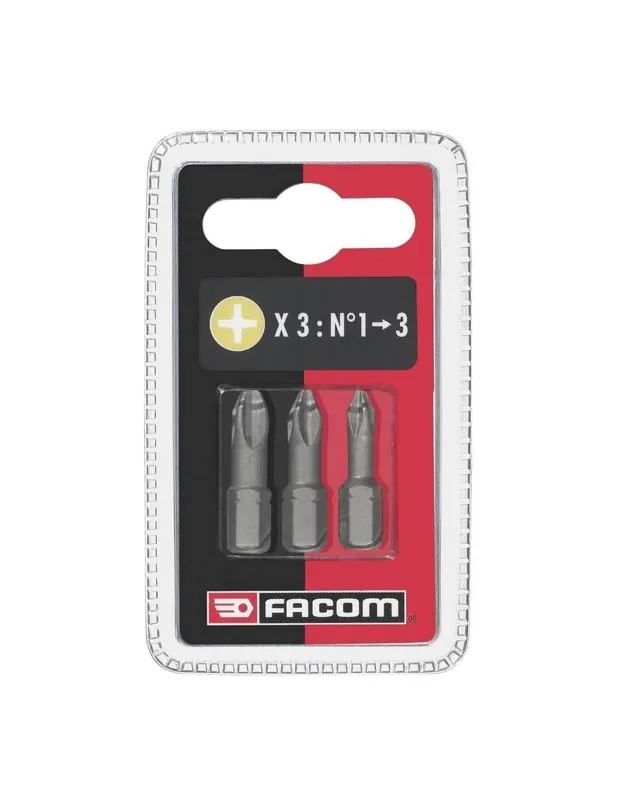 Jeu de 3 embouts High Perf‘ pour vis Phillips® - EP1.J3 - Facom