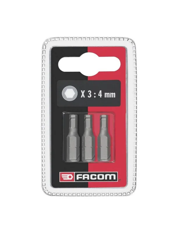 Jeu de 3 embouts standards série 1 pour vis 6 pans creux métriques - EH1.J3 - Facom