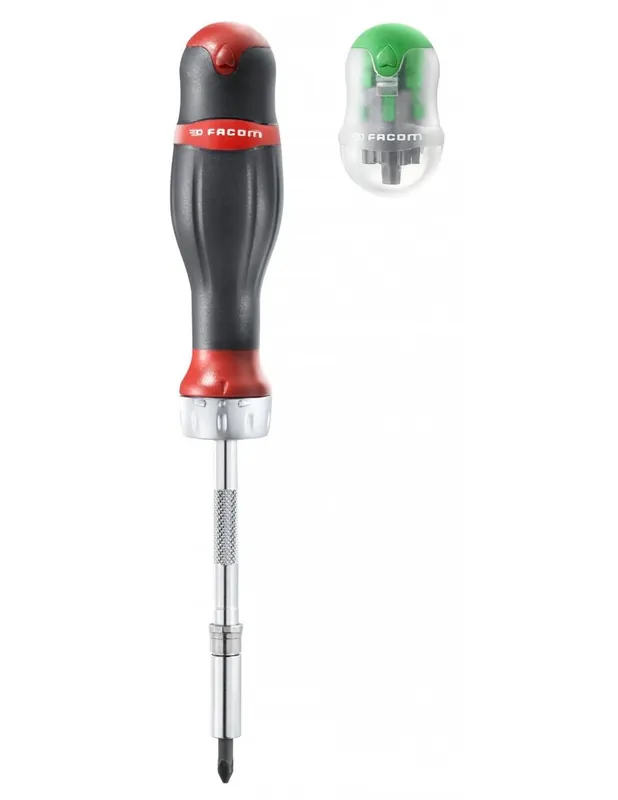 Tournevis porte-embouts à cliquet PROTWIST® + 15 embouts - ACL.1A - Facom