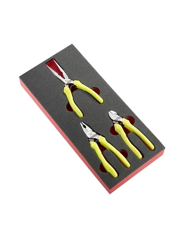 Module mousse 3 pinces à retenue de chute - FLUO - MODM.CPE-R - Facom