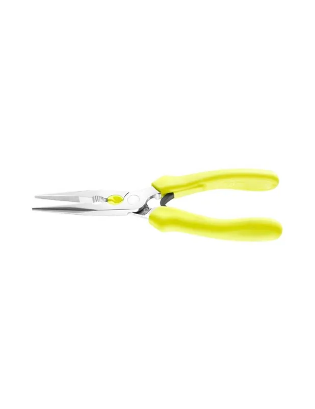 Pince demi-ronde becs longs à retenue de chute - FLUO - 185.20CPEF-R - Facom