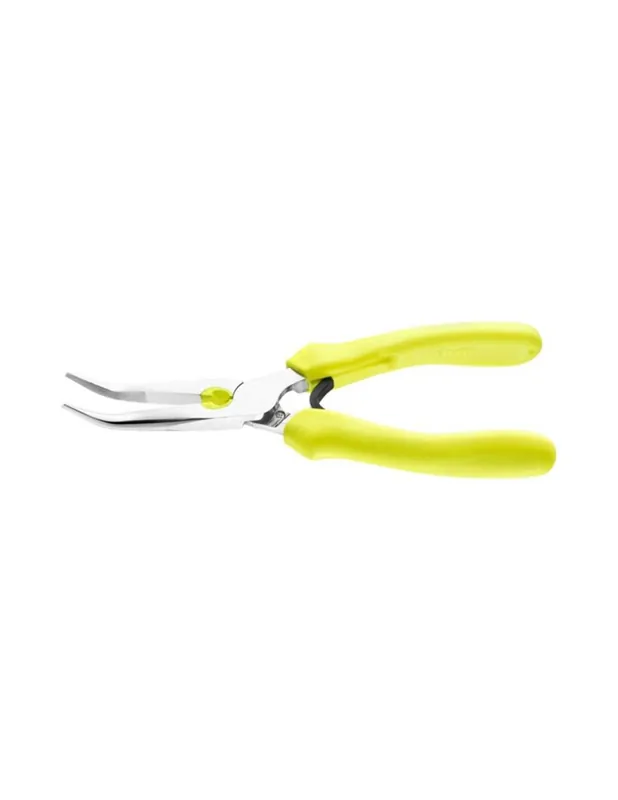 Pince demi-ronde becs longs effilés à retenue de chute - FLUO - 183.20CPEF-R - Facom