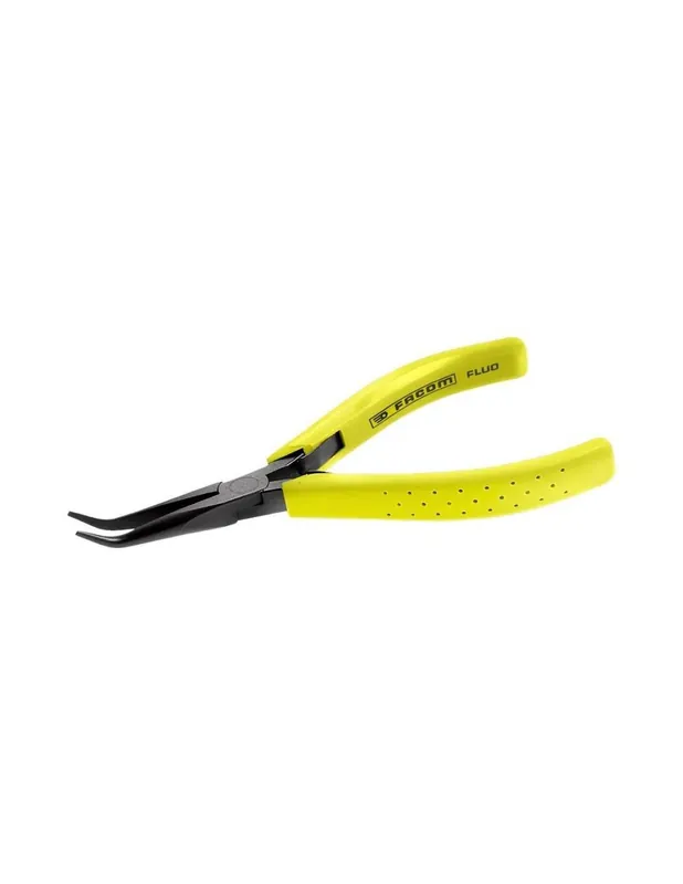 Pince de préhension Micro-Tech® à becs effilés coudés à 45° - FLUO - 433.LMTF - Facom