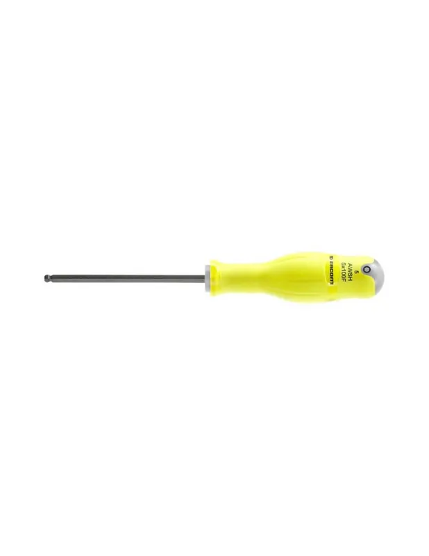 AWSH.F - Clés mâles 6 pans emmanchées à tête sphérique - FLUO - AWSH4X75F - Facom