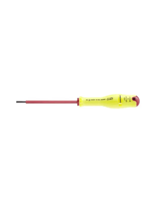 A.VEF - Tournevis PROTWIST® BORNEO® pour vis mixtes fente - Pozidriv® - FLUO - A3.5X100VEF - Facom