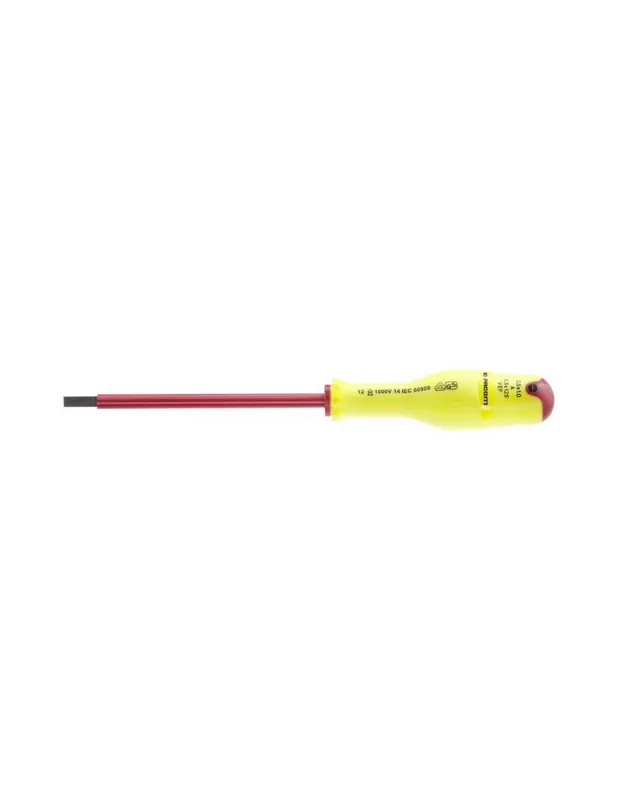 A.VEF - Tournevis PROTWIST® BORNEO® pour vis mixtes fente - Pozidriv® - FLUO - A5.5X125VEF - Facom