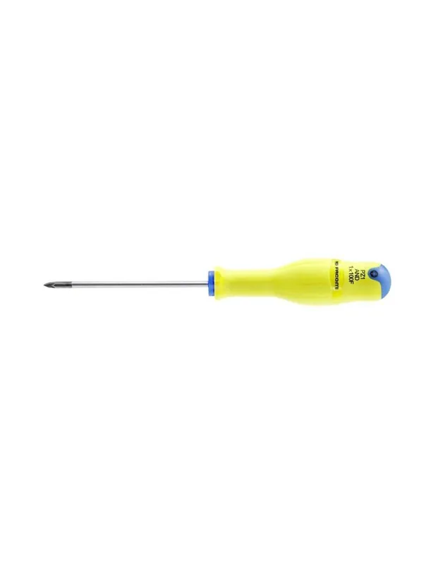 ANDF - Tournevis PROTWIST® pour vis cruciformes Pozidriv® - lames rondes - FLUO - AND0X75F - Facom