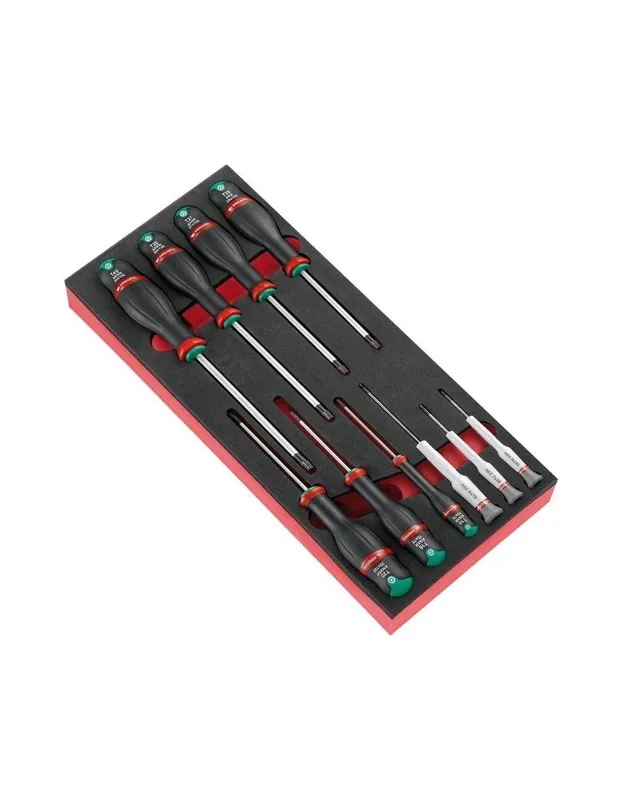 Module de 7 tournevis Protwist® et 3 tournevis Micro-Tech® en plateau mousse - MODM.A6 - Facom