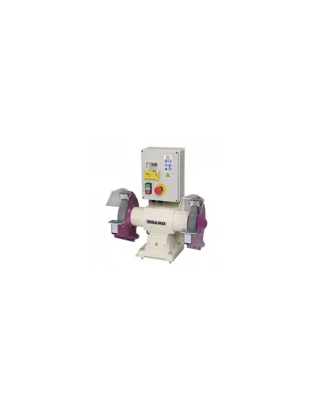 Touret à meuler avec frein 126 FR D. 200 mm - 400V 750W - 20113034 - Sidamo