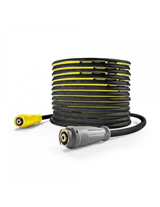 Flexible haute pression Longlife 400,30 m, DN 8, avec raccord pivotant - 61100230 - Karcher