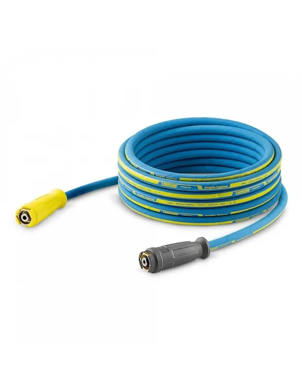 Flexible haute pression pour le secteur alimentaire 400 bar, 10 m, DN 8, avec raccord pivotant - 61100530 - Karcher