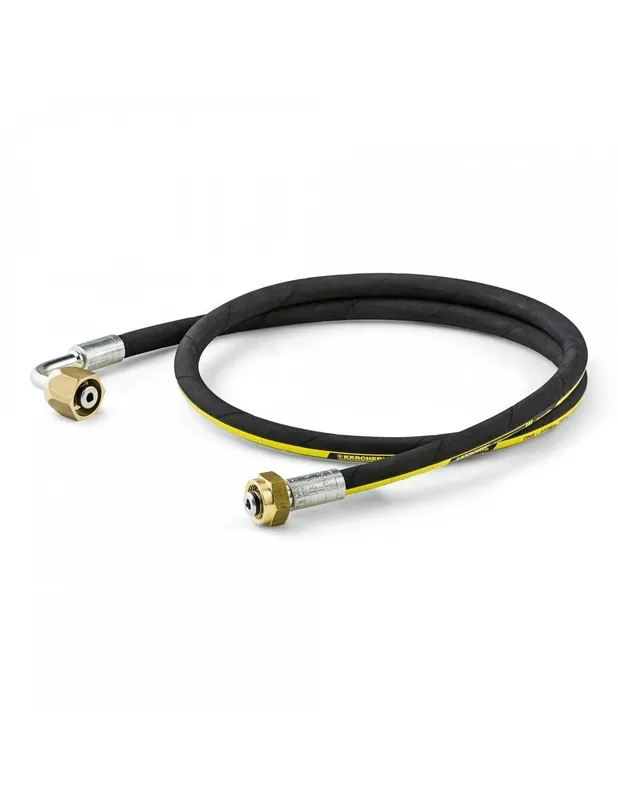 Flexible haute pression, 1,5 m, DN 8, avec raccords, sortie courbée - 61100680 - Karcher