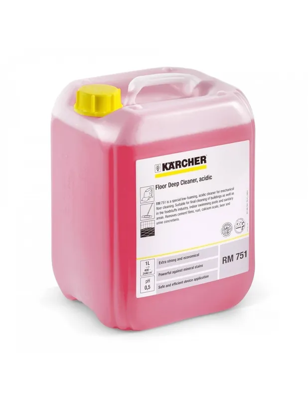 Nettoyant en profondeur pour sol acide RM 751 10 litres - 62951290 - Karcher
