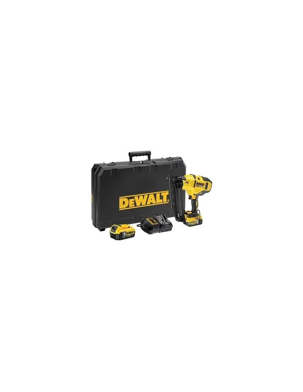 Cloueur de finition 16Ga XR 18V 5Ah Li-ion Brushless - 2 batteries - coffret - DCN660P2 - Dewalt