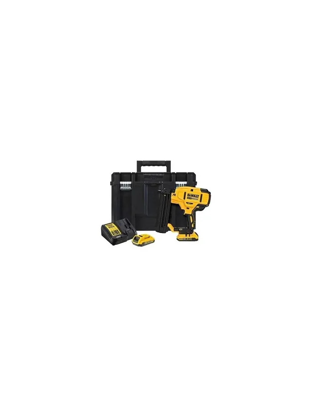 Cloueur de finition 18Ga XR 18V 2Ah Li-ion Brushless - 2 batteries - coffret TSTAK - DCN680D2 - Dewalt