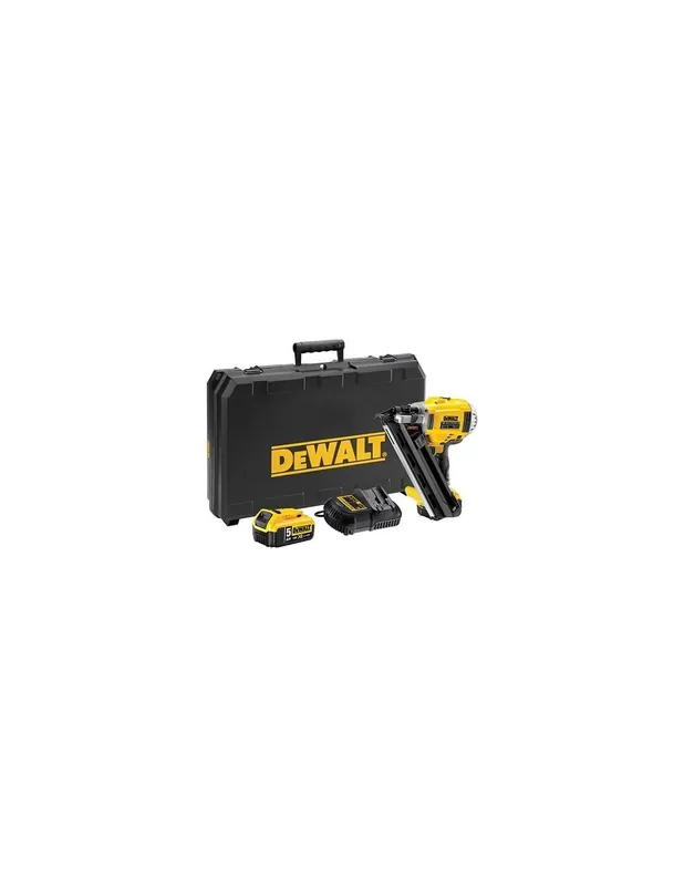 Cloueur de charpente XR 18V 5Ah Li-ion Brushless - 2 batteries - coffret - DCN692P2 - Dewalt
