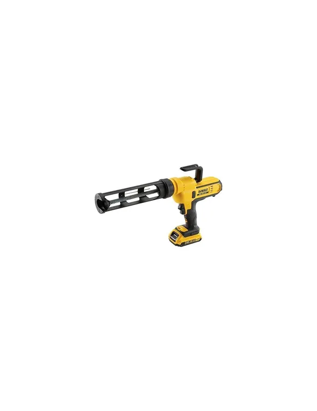 Pistolet à mastic XR 18V 2Ah Li-Ion - cartouche 310ml - 1 batterie - coffret - DCE560D1 - Dewalt