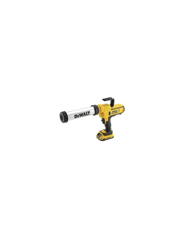 Pistolet à mastic XR 18V 2Ah Li-Ion - cartouche 310ml et sachet 400ml - 1 batterie - coffret - DCE571D1 - Dewalt