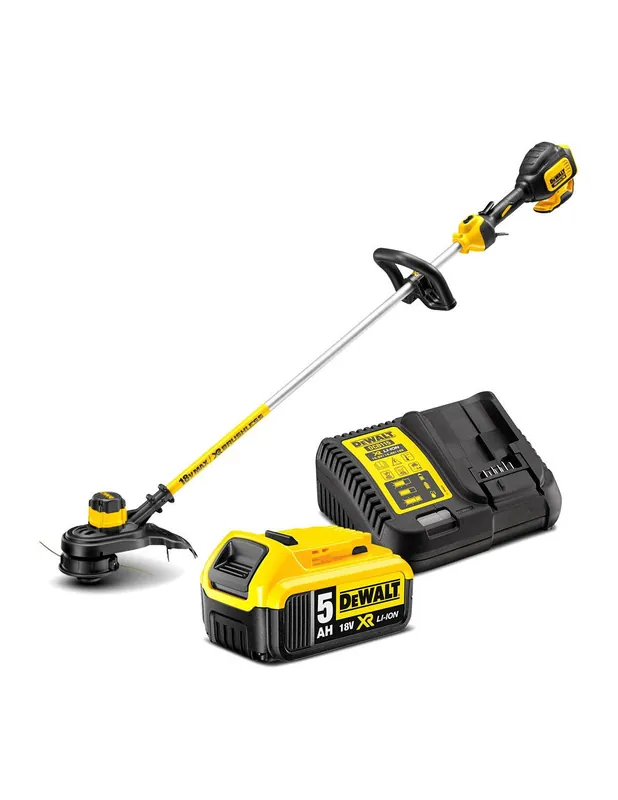 Coupe-bordures XR 18V 5Ah Li-Ion Brushless 33cm - 1 batterie - DCM561P1 - Dewalt