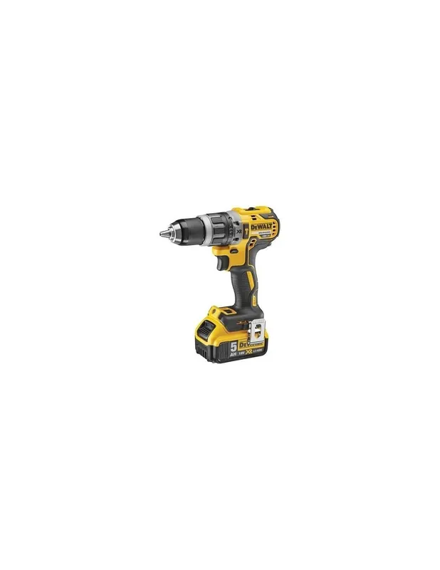 Perceuse visseuse percussion Compact XR 18V 5Ah Li-Ion Brushless - 2 batteries - coffret - DCD796P2 - Dewalt