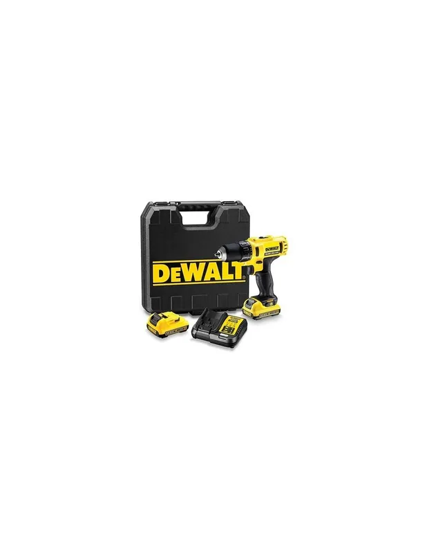 Perceuse visseuse XR 10.8V 2Ah Li-Ion - 2 batteries - coffret - DCD710D2 - Dewalt