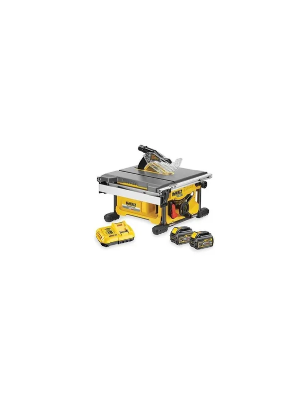 Scie à table XR FLEXVOLT 54V 2Ah Li-Ion Brushless 210mm - 2 batteries - DCS7485T2 - Dewalt