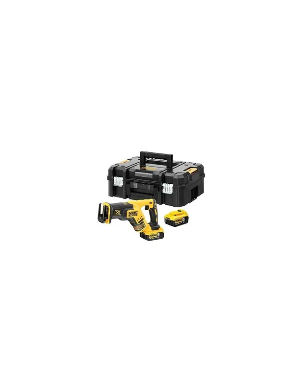 Scie sabre Compact XR 18V 5Ah Li-Ion Brushless - 2 batteries - coffret TSTAK - DCS367P2 - Dewalt