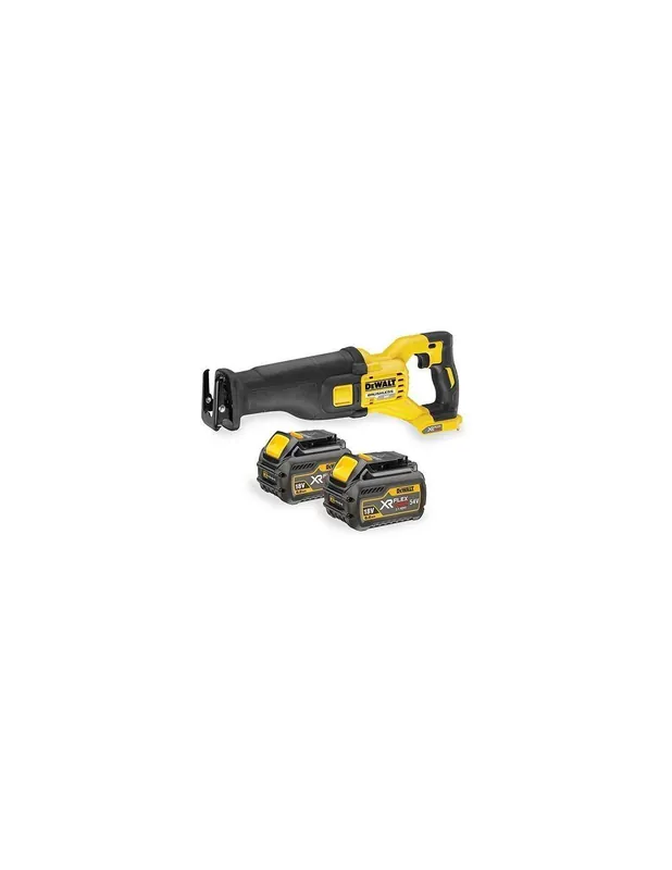 Scie sabre XR FLEXVOLT 54V 2Ah Li-Ion Brushless - 2 batteries - coffret - DCS388T2 - Dewalt