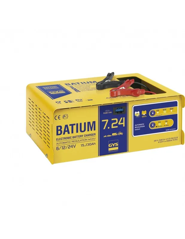 Chargeur batterie automatique BATIUM 7.24 - 024502 - GYS