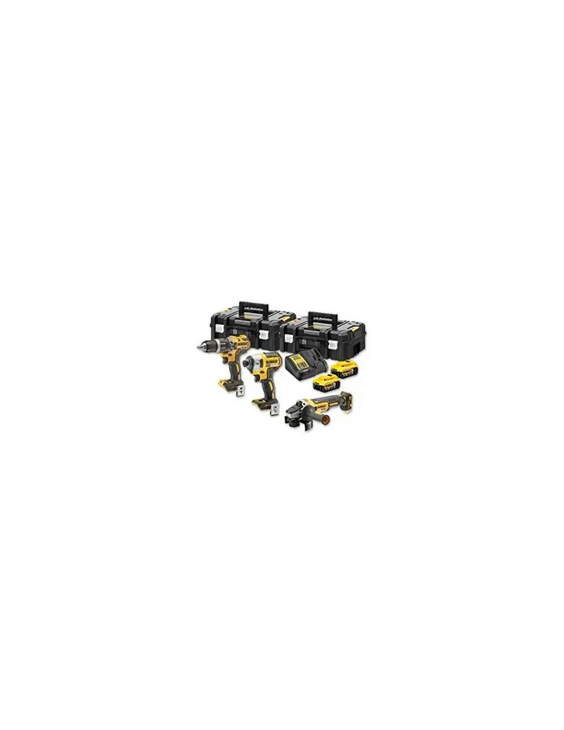 Kit 3 outils XR 18V 5Ah Li-Ion Brushless DCD796 + DCF887 + DCG405 - DCK384P2T - Dewalt