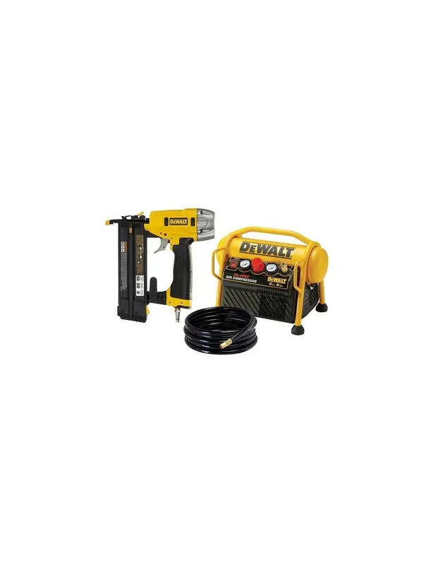 Kit cloueur pneumatique de précision 18Ga DPN1850 + Compresseur 6 litres - DPC6MRC - Dewalt