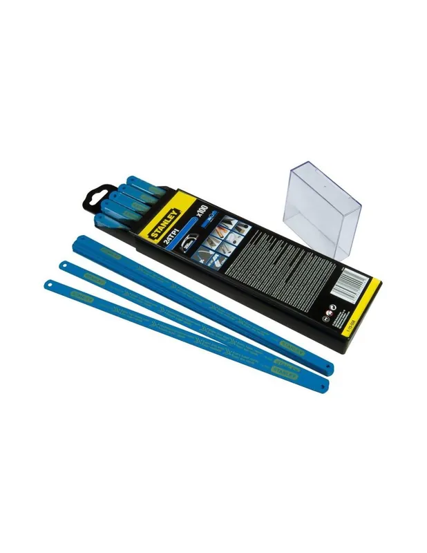 Carte 2 lame de scie à métaux Hss Bimetal Laser 10 Dents - 2-15-558 - Stanley