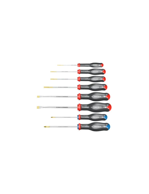 Jeu de 8 tournevis standard protwist édition limitée 100 ans - AT.J8100Y - Facom