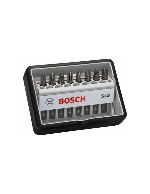 Coffret d’embouts de vissage Robust Line qualité extra-dure (8 pièces) - 2607002568 - Bosch