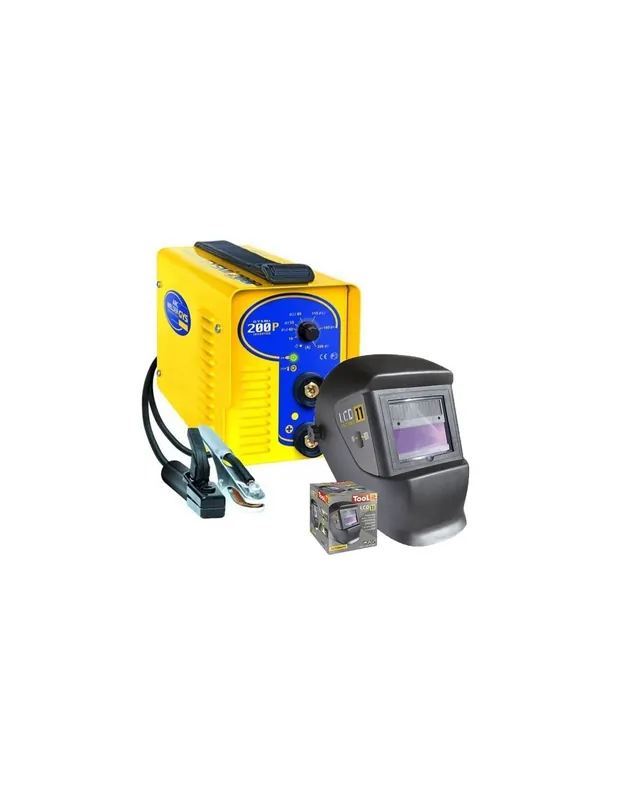 Poste à souder MMA Inverter GYSMI 200P + Masque LCD TECHNO 11 - 029965 - GYS
