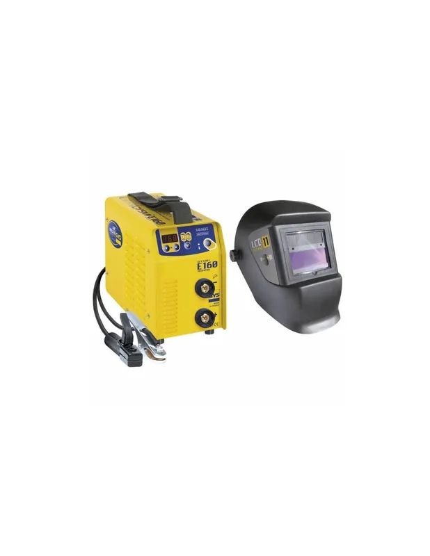 Poste à souder MMA Inverter GYSMI E160 + Masque LCD TECHNO 11 - 031456 - GYS