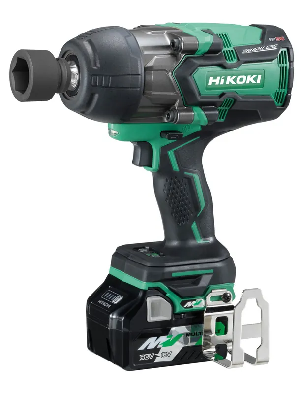 Boulonneuse à choc 1/2" MultiVolt 36/18V 2,5/5Ah 1050Nm - WR36DBWRZ - Hikoki Hitachi